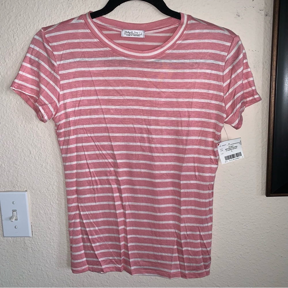Haley & June Striped T Shirt
